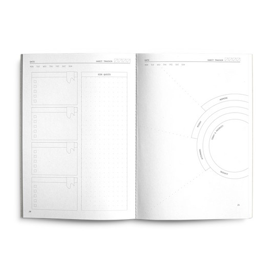 Creator's Friend Fast Brain Daily Productivity Planner A5 - Caramel Fudge