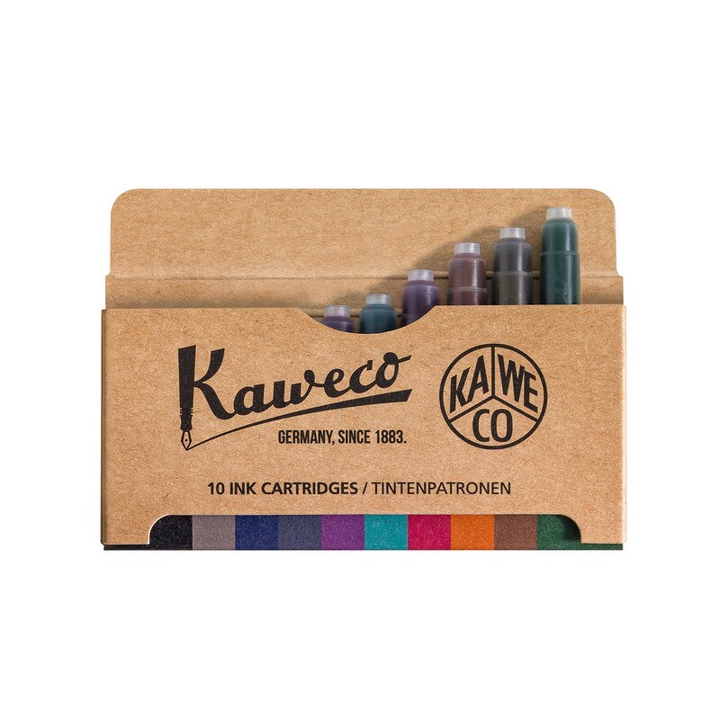 Kaweco Fountain Pen Ink Cartridges - Colour Mix (10-Pack)