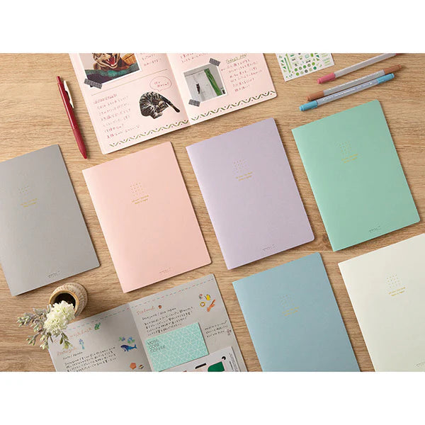 Midori Colour Dot Grid A5 Notebook - Grey