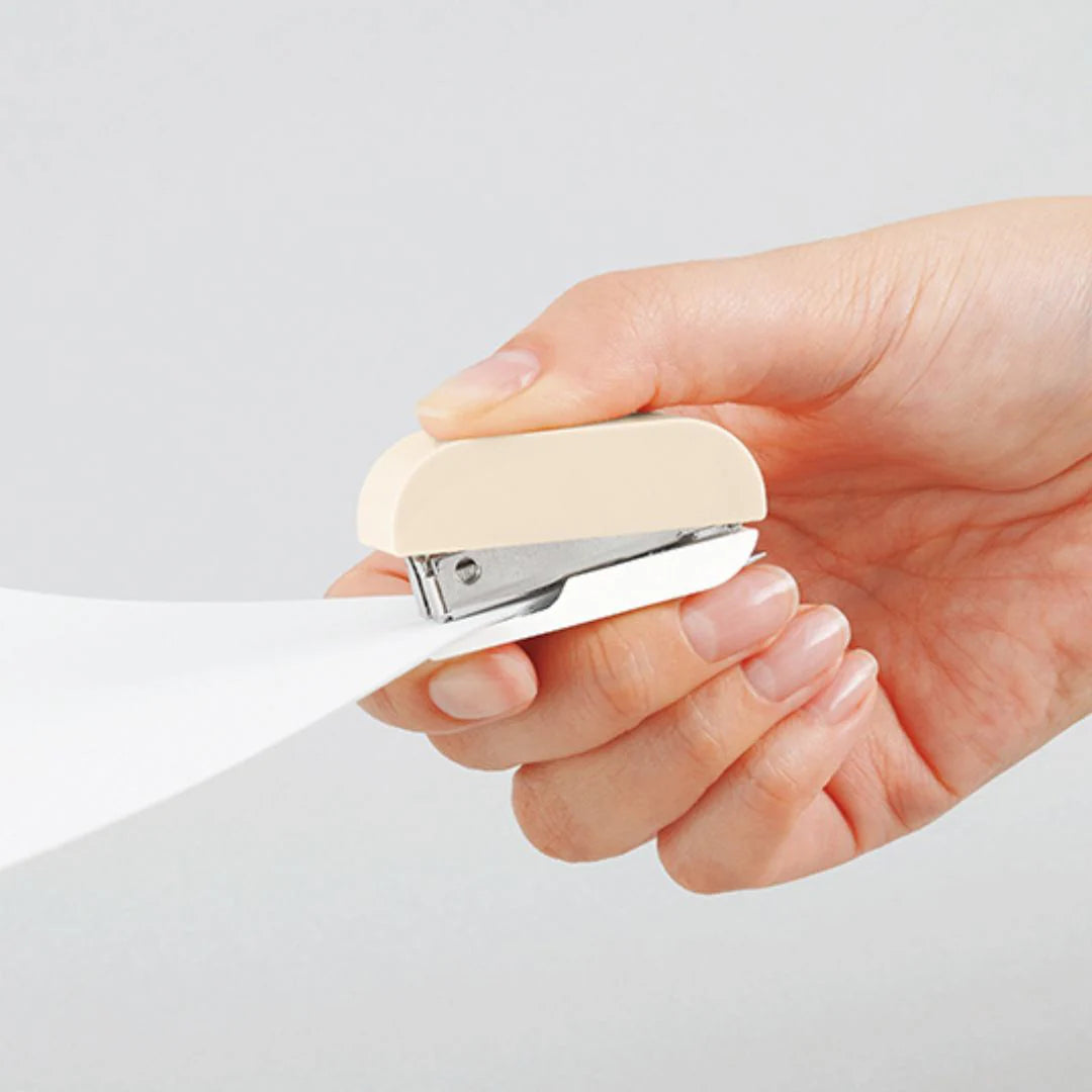 Plus Japan Team Demi Mini Stapler - Beige