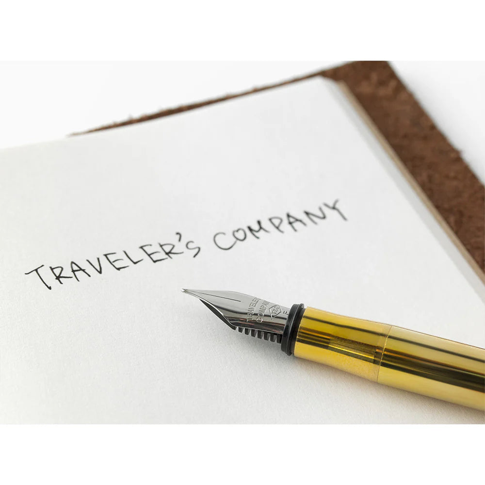 TRAVELER'S Brass Fountain Pen