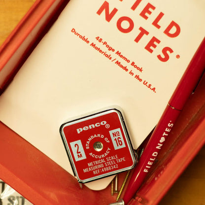 Penco Pocket Measuring Tape (2m) - Red