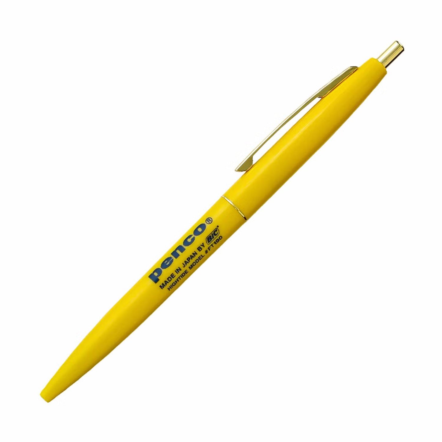 Penco Knock Ballpoint Pen 0.5mm - Yellow