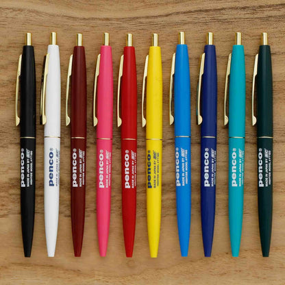 Penco Knock Ballpoint Pen 0.5mm - Yellow