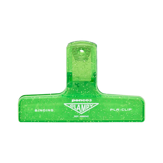 Penco Plastic Clip Glitter - Green