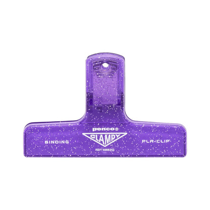 Penco Plastic Clip Glitter - Purple