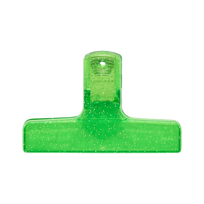 Penco Plastic Clip Glitter - Green