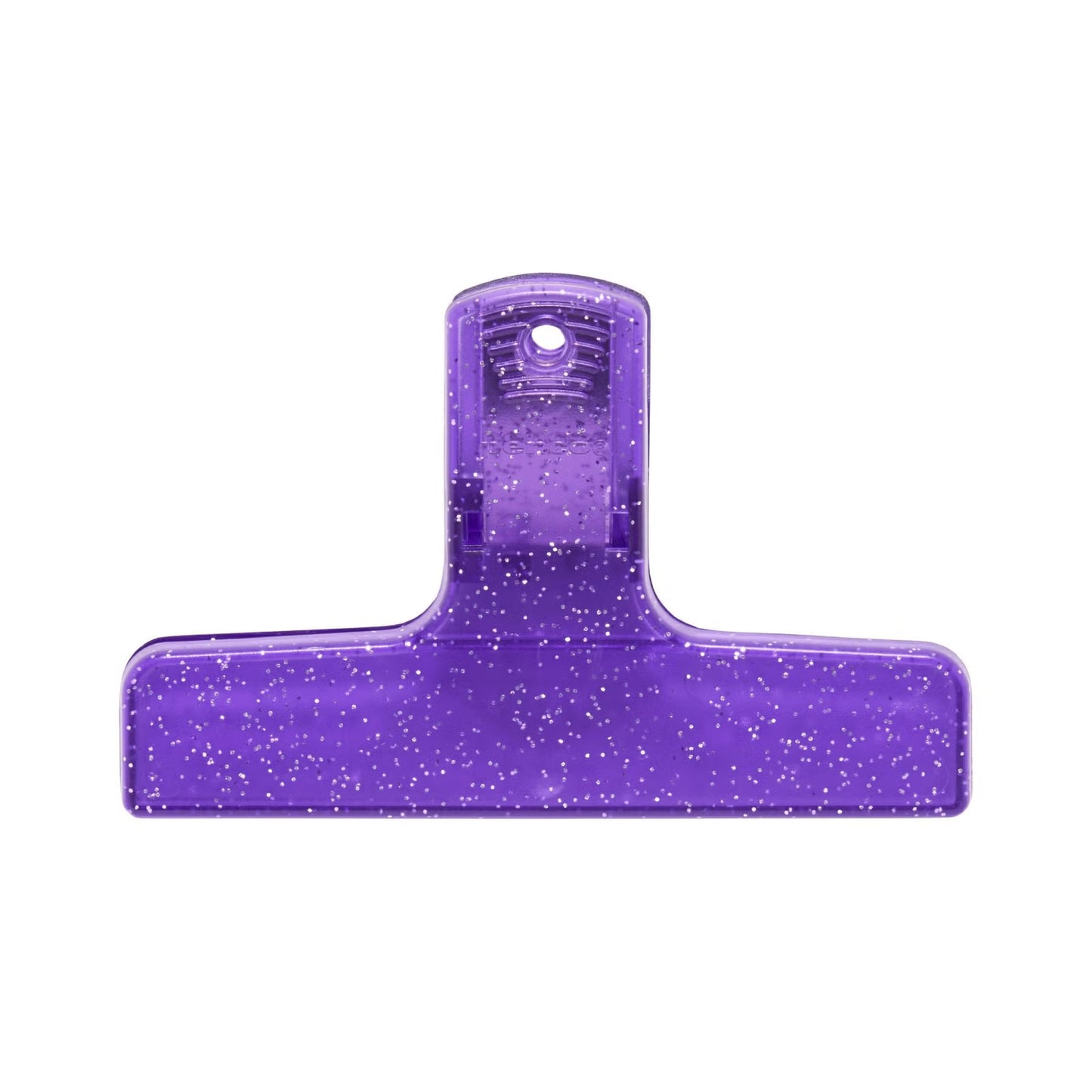 Penco Plastic Clip Glitter - Purple