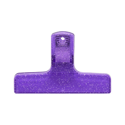 Penco Plastic Clip Glitter - Purple