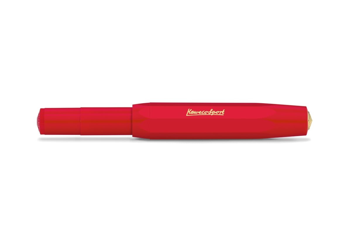 Kaweco Classic Sport Fountain Pen (Fine Nib) - Red