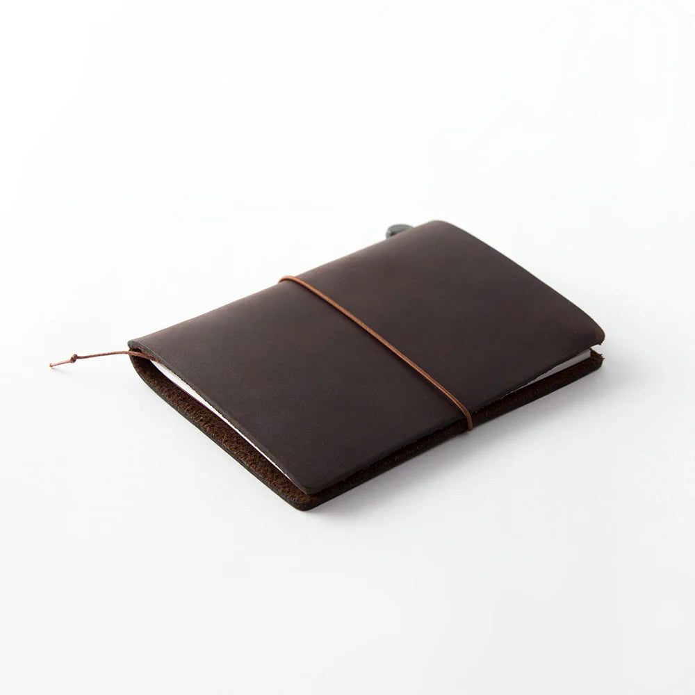 TRAVELER'S Notebook Starter Kit (Passport Size) - Brown