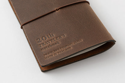 TRAVELER'S Notebook 20th Anniversary Set (Card Size) - Brown