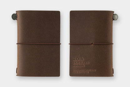 TRAVELER'S Notebook 20th Anniversary Set (Card Size) - Brown