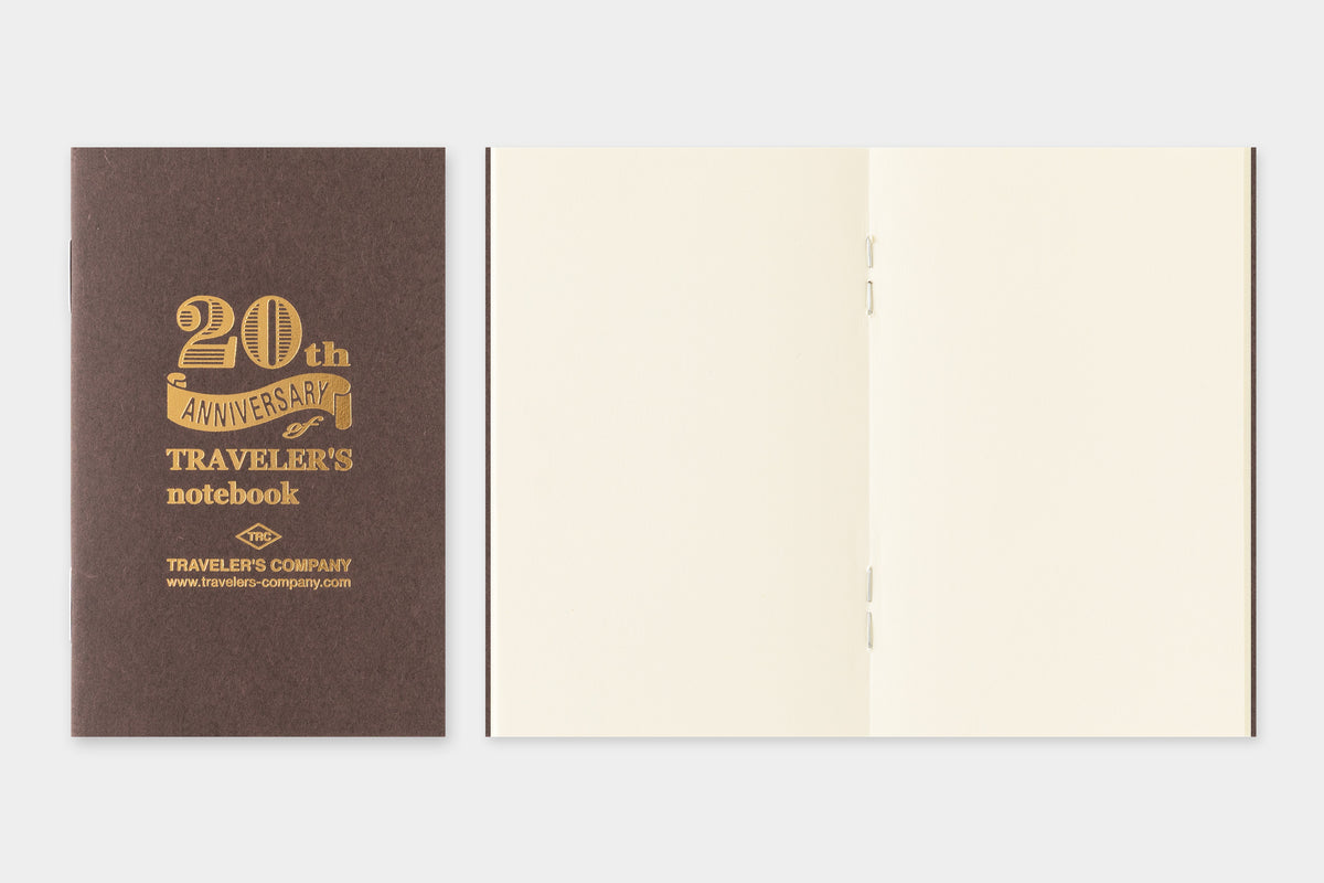 TRAVELER'S Notebook 20th Anniversary Set (Card Size) - Black