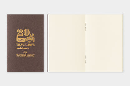 TRAVELER'S Notebook 20th Anniversary Set (Card Size) - Brown