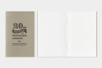 TRAVELER'S Notebook 20th Anniversary Set (Card Size) - Brown