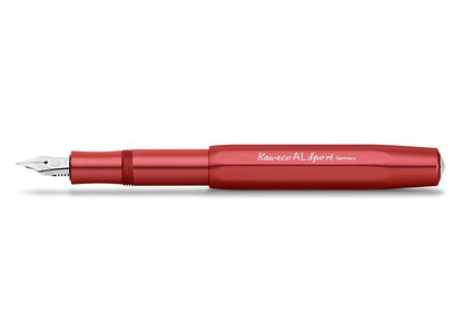 Kaweco AL Sport Fountain Pen (Medium Nib) - Deep Red