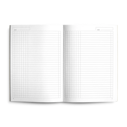 Creator's Friend Running List Weekly Planner A5 - Soft Yolk