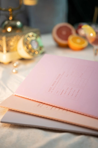 Creator's Friend Fast Brain Daily Productivity Planner A5 - Peach