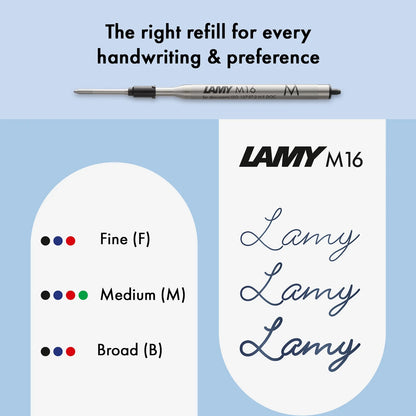 Lamy Logo Ballpoint - Brushed Steel