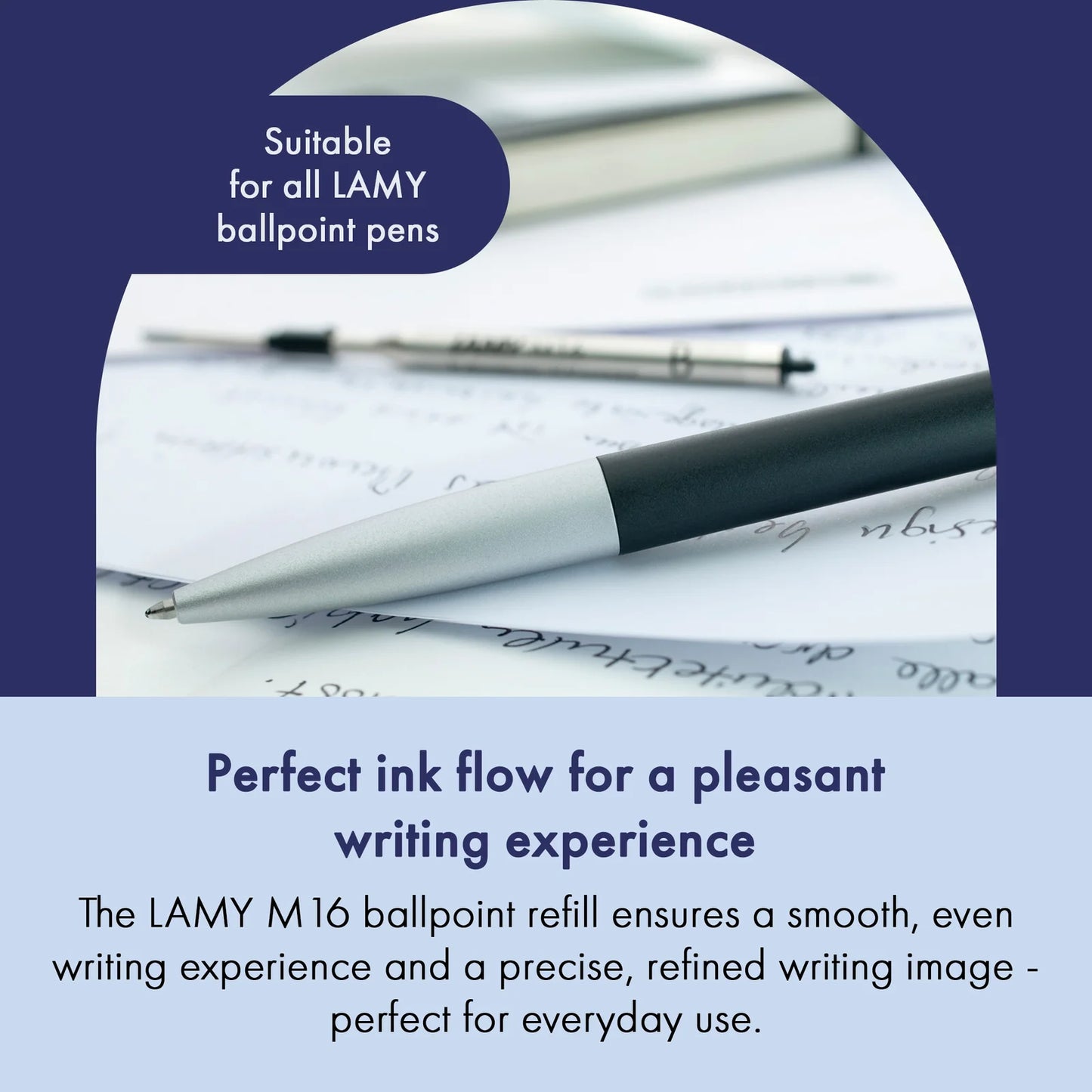 Lamy Refill Ballpoint M16 (Medium) - Black