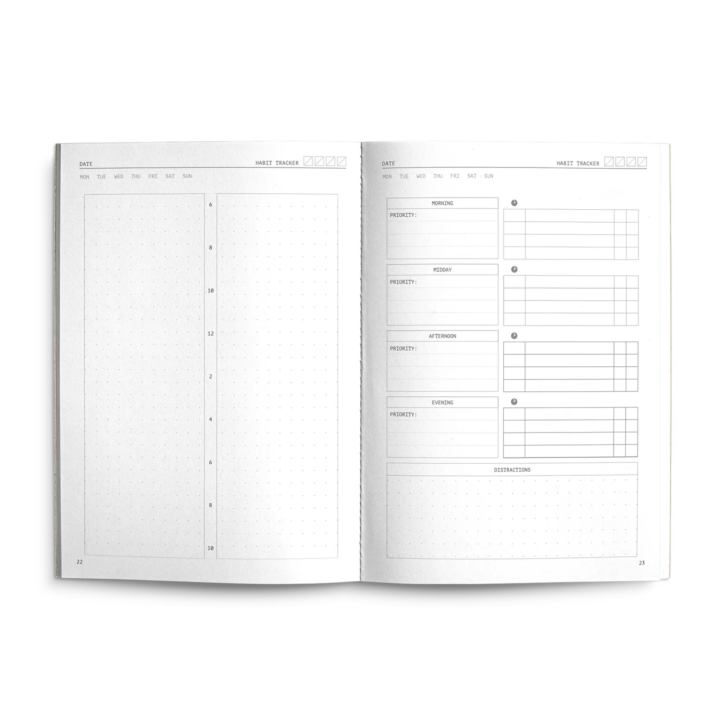 Creator's Friend Fast Brain Daily Productivity Planner A5 - Caramel Fudge