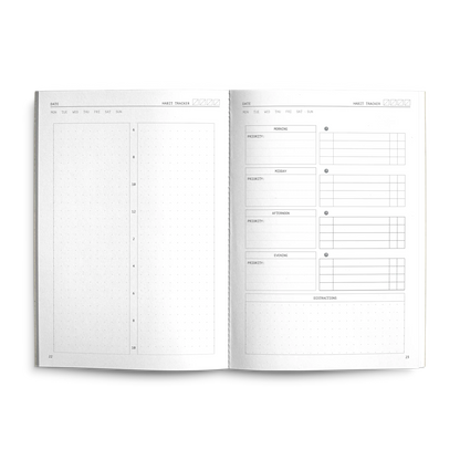 Creator's Friend Fast Brain Daily Productivity Planner A5 - Caramel Fudge