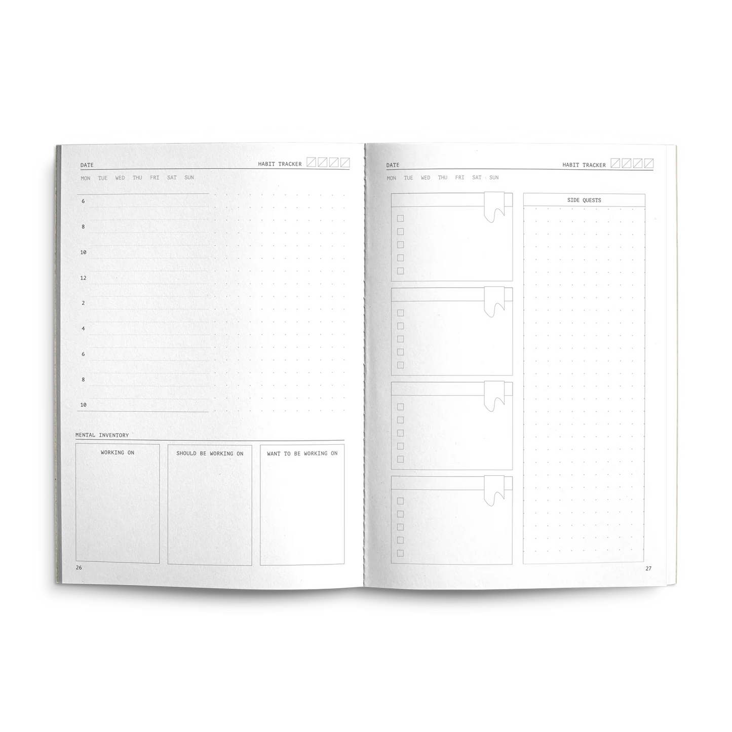 Creator's Friend Fast Brain Daily Productivity Planner A5 - Caramel Fudge