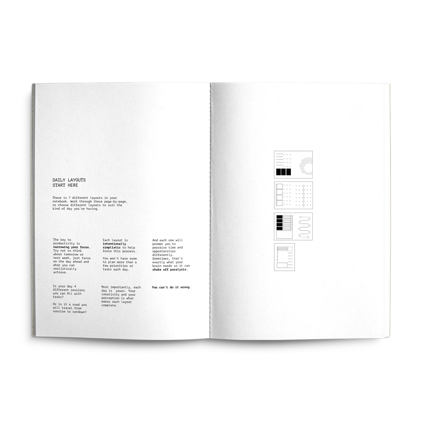 Creator's Friend Fast Brain Daily Productivity Planner A5 - Caramel Fudge