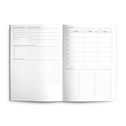 Creator's Friend Fast Brain Daily Productivity Planner A5 - Caramel Fudge