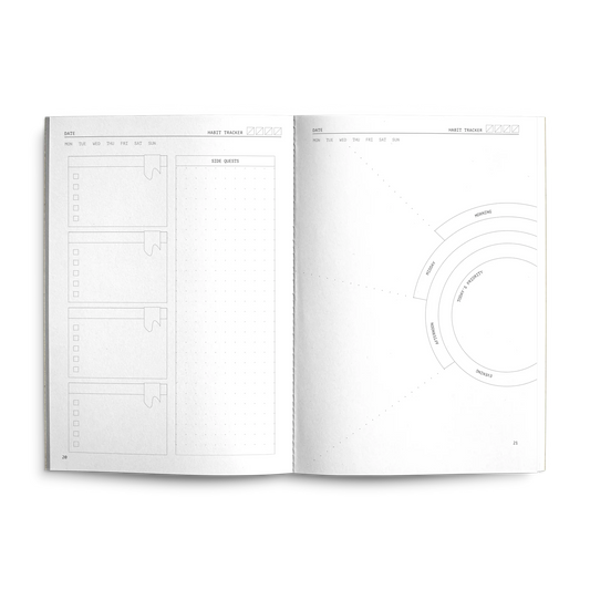 Creator's Friend Fast Brain Daily Productivity Planner A5 - Eucalyptus