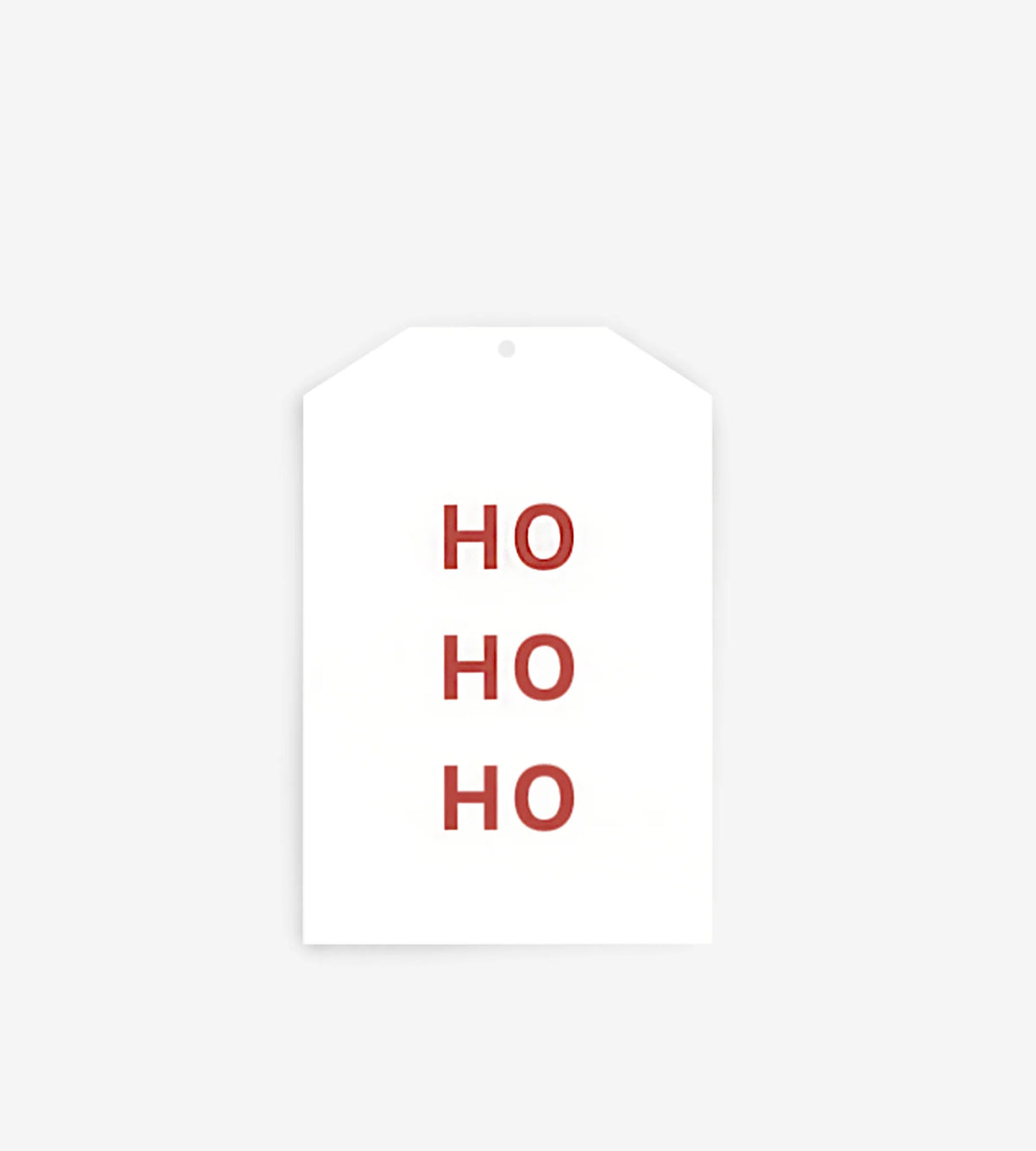 Father Rabbit Stationery Gift Tag Ho Ho Ho