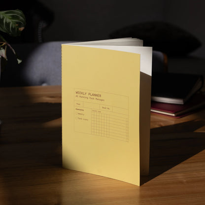 Creator's Friend Running List Weekly Planner A5 - Soft Yolk