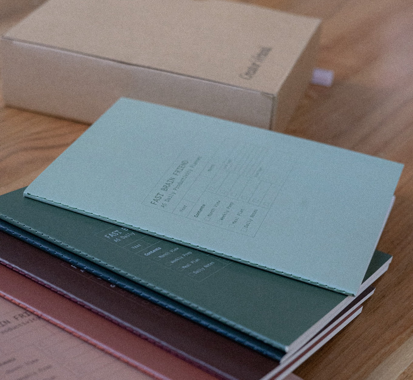 Creator's Friend Fast Brain Daily Productivity Planner A5 - Blue Lagoon