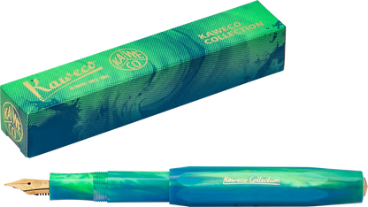 Kaweco Classic Sport Fountain Pen (Medium Nib) - Marble Ocean **Limited Edition**