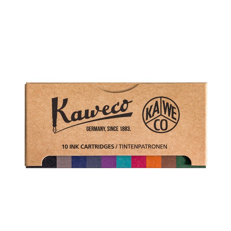 Kaweco Fountain Pen Ink Cartridges - Colour Mix (10-Pack)