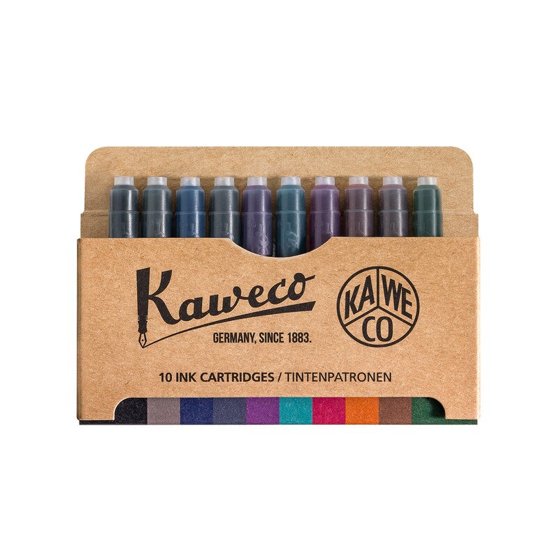Kaweco Fountain Pen Ink Cartridges - Colour Mix (10-Pack)