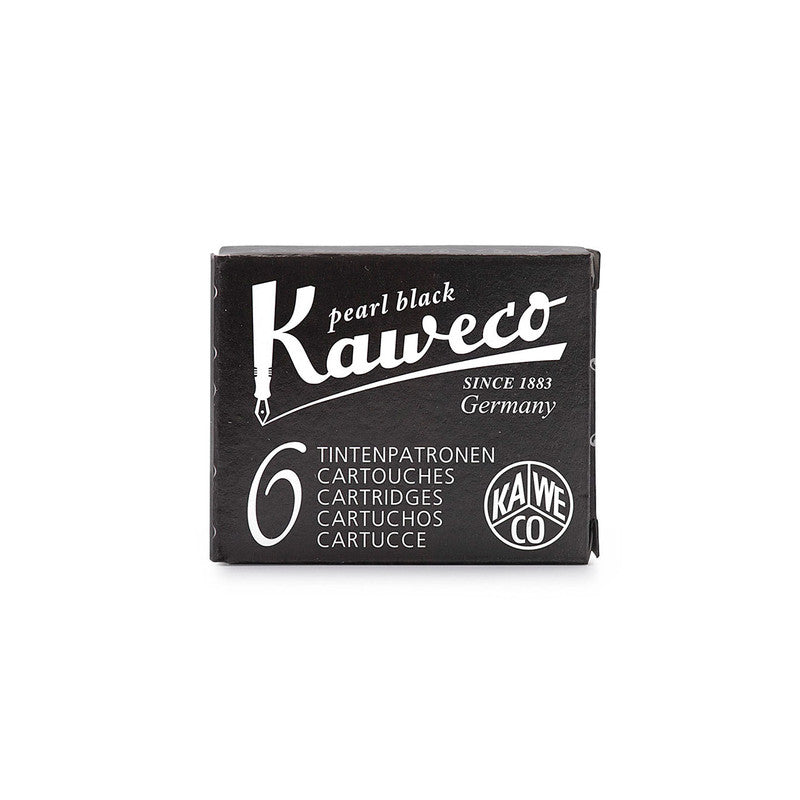 Kaweco Fountain Pen Ink Cartridges - Black (6-Pack)
