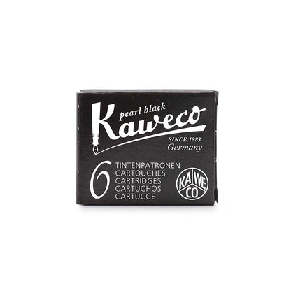 Kaweco Fountain Pen Ink Cartridges - Black (6-Pack)