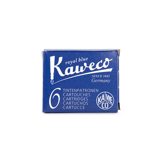 Kaweco Fountain Pen Ink Cartridges - Royal Blue (6-Pack)
