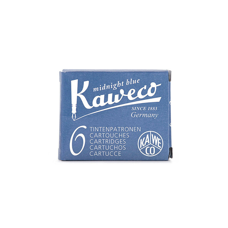 Kaweco Fountain Pen Ink Cartridges - Midnight Blue (6-Pack)