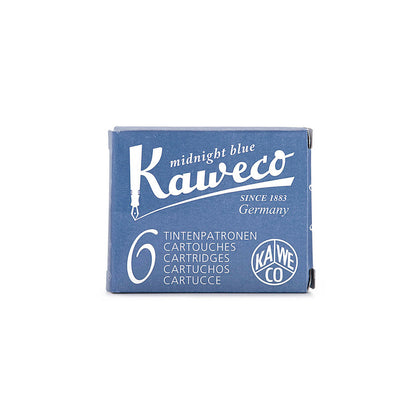 Kaweco Fountain Pen Ink Cartridges - Midnight Blue (6-Pack)