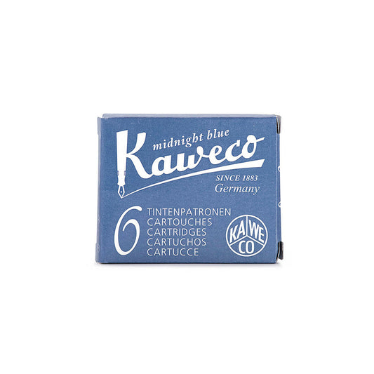 Kaweco Fountain Pen Ink Cartridges - Midnight Blue (6-Pack)