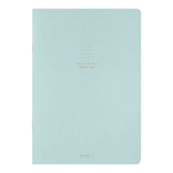 Midori Colour Dot Grid A5 Notebook - Blue