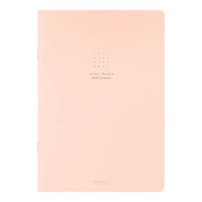 Midori Colour Dot Grid A5 Notebook - Pink