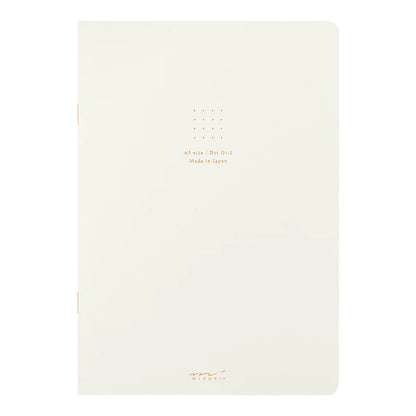 Midori Colour Dot Grid A5 Notebook - White