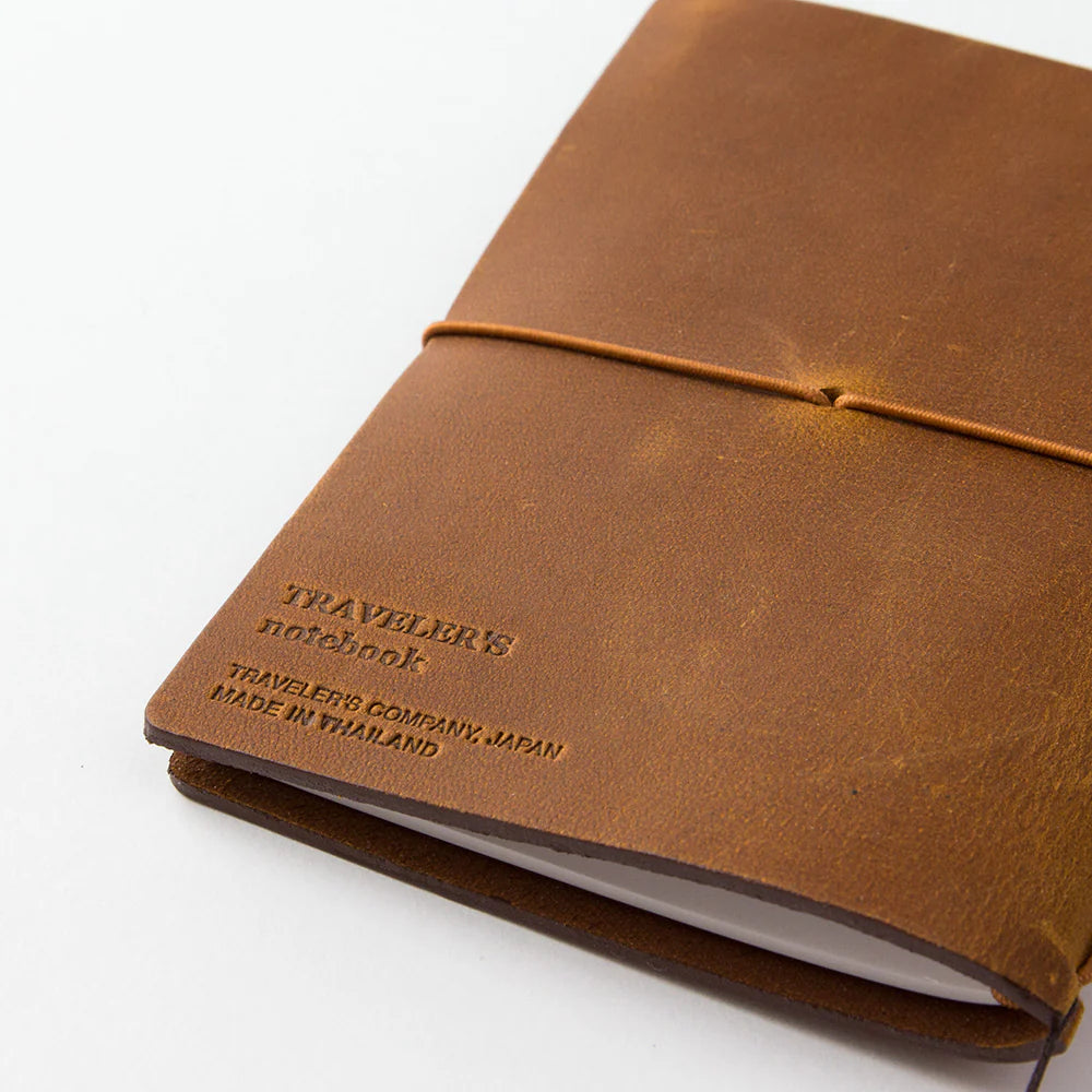 TRAVELER'S Notebook Starter Kit (Passport Size) - Camel