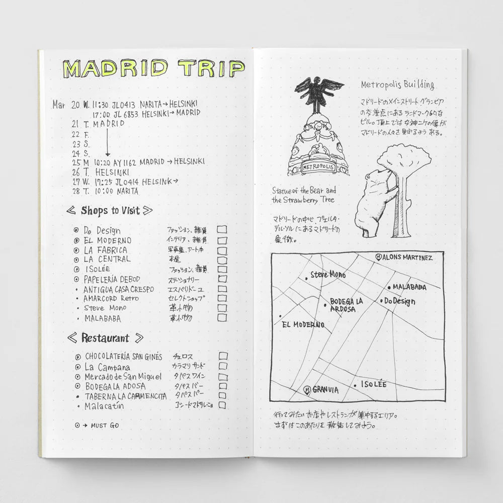 TRAVELER'S Notebook Refill (026) Dot Grid
