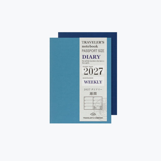 TRAVELER'S Notebook Refill 2027 Weekly (Passport Size)
