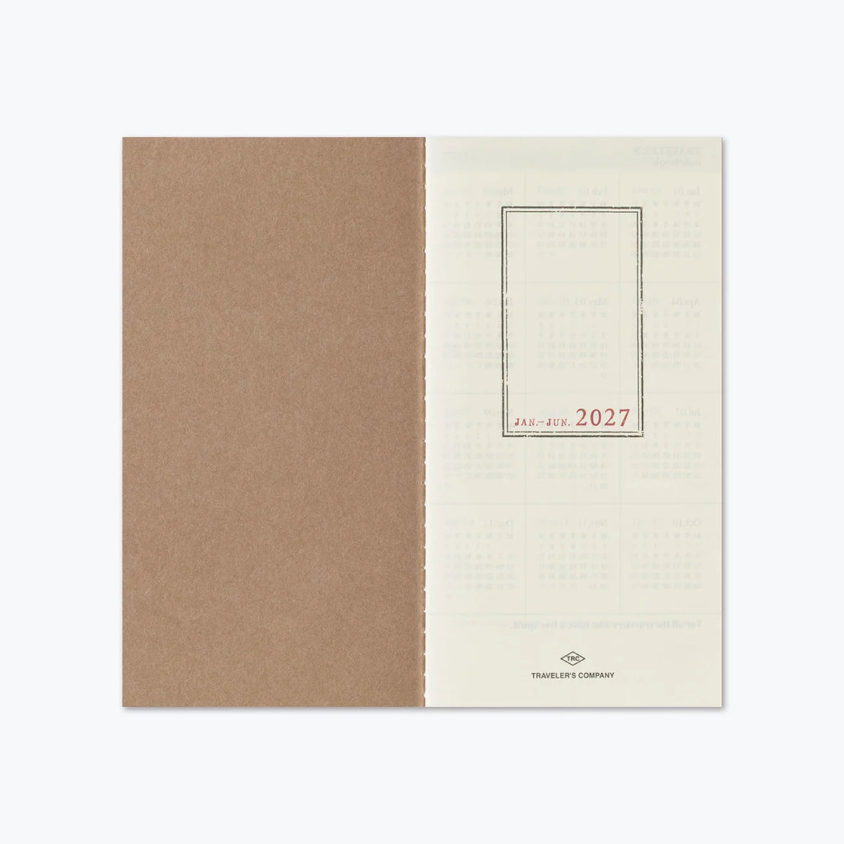 TRAVELER'S Notebook Refill 2027 Weekly + Memo (Regular Size)